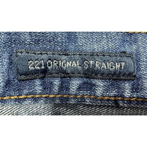 Lucky Brand Men's 221 Original Straight Leg Blue Denim Jeans - Size 40x29 - Picture 6 of 8